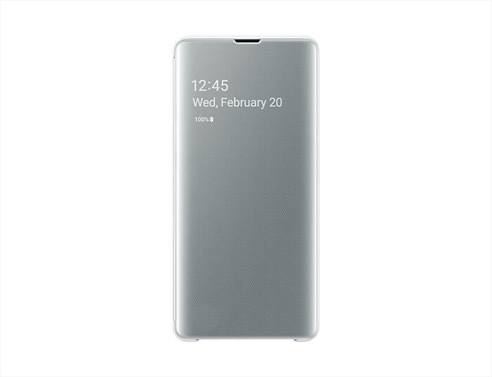 Samsung Clear View Cover Galaxy S10+-bianco