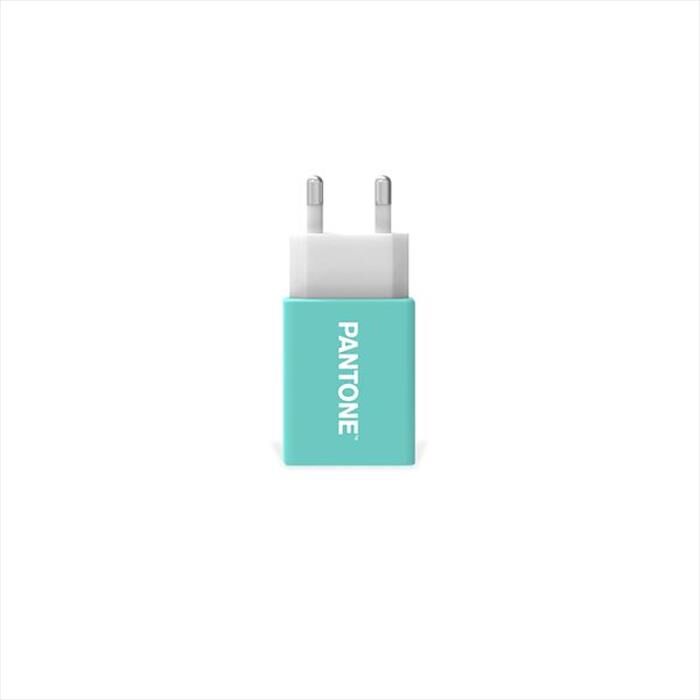 Pantone Pt-ac1usbl Wall Charger 2.1a-azzurro/plastica