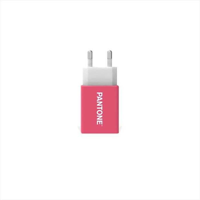 Pantone Pt-ac1usbp Wall Charger 2.1a-rosa/plastica