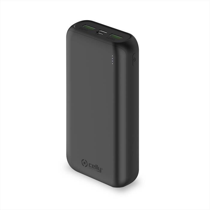 CELLY Pbe20000bk Powerbank Energy 20000mah-nero/plastica