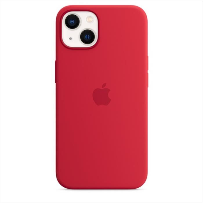 Apple iPhone 13 Silicone Case With Magsafe-red