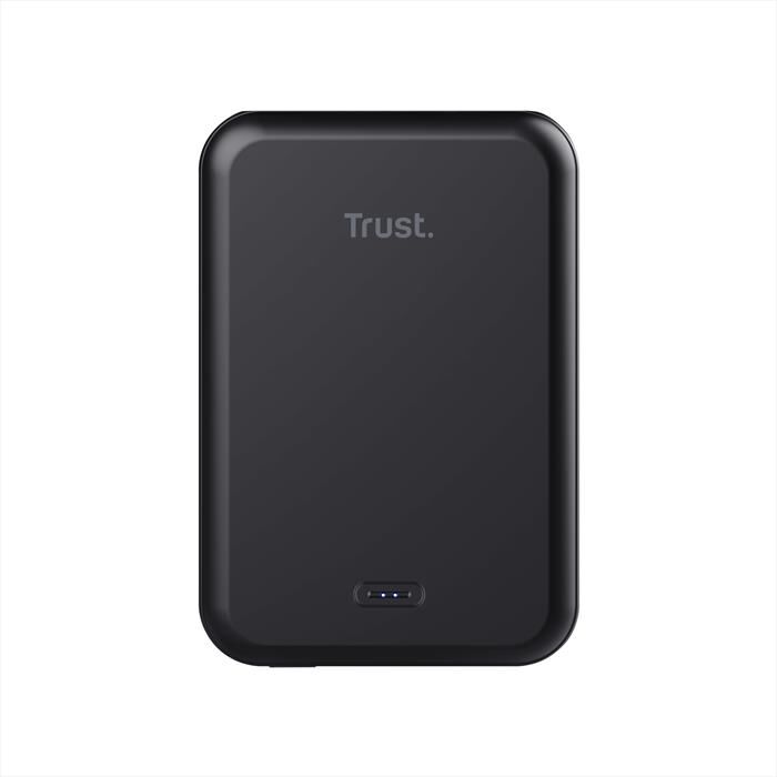 Trust Powerbank Magno Wrls 5000mah-black