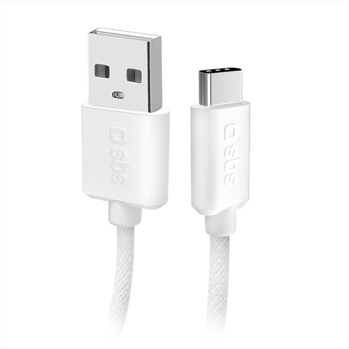 SBS Cavo In Tessuto Usb A Type-c Tecabletissueusbcg-grigio