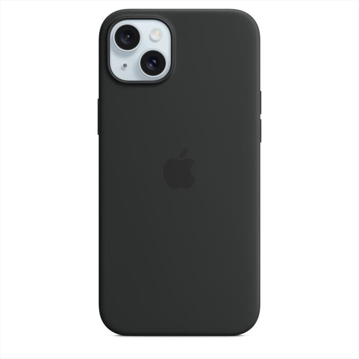 Apple iPhone 15 Plus Silicone Case With Magsafe Black-nero