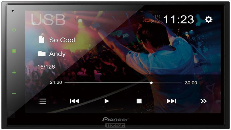 Pioneer Dmh-A340dab Autoradio 2 Din Schermo 6.8" Radio Dab+ Bluetooth Usb - Dmh-A340dab