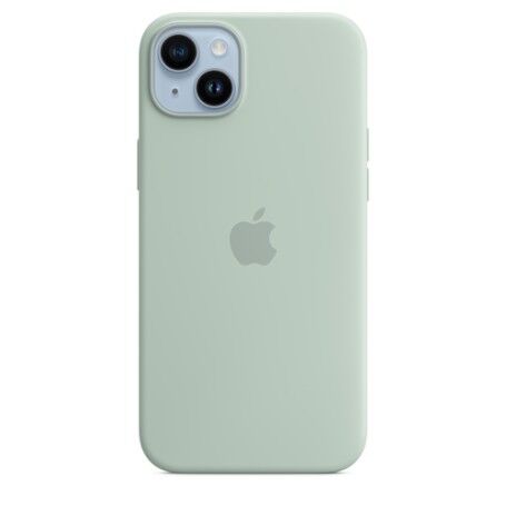 Apple Custodia MagSafe in silicone per iPhone 14 Plus - Agave (MPTC3ZM/A)