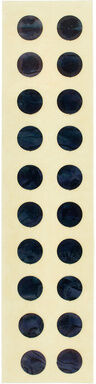 Jockomo 1/4" Dot Fret Markers BP Black pearl