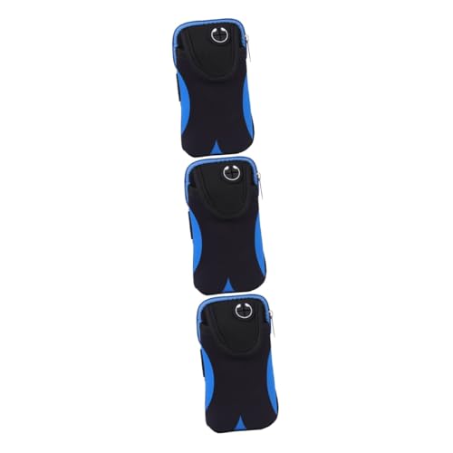 HOMSFOU 3Pcs Fitness Armband Mobiele Telefoon Armband Arm Telefoon Houder Sport Armband Mobiele Telefoon Stand Arm Telefoon Tas Mobiele Houder Mobiele Telefoon Houder Fitness Telefoon Tas