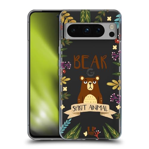 Head Case Designs Beer Spirit Animal Illustraties Soft Gel Case Hoesje compatibel met Google Pixel 8 Pro