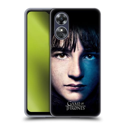 Head Case Designs Officieel Gelicentieerd HBO Game of Thrones zemelen Stark Valar Morghulis Soft Gel Case Hoesje compatibel met Oppo A17