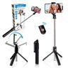 Generiek Selfie stick BT&tripod - Selfiestick met Bluetooth en statief