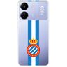 LA CASA DE LAS CARCASAS Beschermhoes voor Xiaomi Redmi 13C Poco C65 RCD Espanyol Wapen Albiceleste Transparant ter bescherming van je mobiele telefoon, flexibele siliconen hoes, officiële RCD Espanyol-licentie