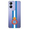LA CASA DE LAS CARCASAS Beschermhoes voor Vivo Y17s RCD Espanyol wapen Albiceleste transparante bescherming van je mobiele telefoon, flexibele siliconen hoes, officiële licentie RCD Espanyol