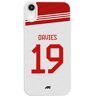 MYCASEFC Alphonso Davies München iPhone 14 Pro Max voetbalhoes voor smartphone voor voetbalfans, cadeau-idee, hoogwaardig design.