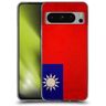 Head Case Designs Taiwan Taiwanees Vintage Vlaggen Soft Gel Case Hoesje compatibel met Google Pixel 8 Pro