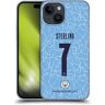 Head Case Designs Officieel Gelicentieerd Manchester City Man City FC Raheem Sterling 2020/21 Spelers Home Kit Groep 1 Hard Back Case Hoesje compatibel met Apple iPhone 15