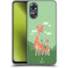 Head Case Designs Giraffe Dier met nakomelingen Soft Gel Case Hoesje compatibel met Oppo A17