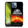 Head Case Designs Officieel Gelicentieerd Jurassic World Fallen Kingdom Vulkaanuitbarsting Logo Hard Back Case Hoesje compatibel met Apple iPhone 13