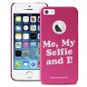 Happiness HPIPC5SELFIE1PNK beschermhoes voor iPhone 5/5S, motief Selfie Me, Myself and I, roze