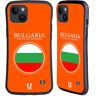 Head Case Designs Bulgaria Bulgarian Balgariya Vlag Patches Hybrid Behuizing compatibel met Apple iPhone 15 Plus