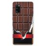 Cokitec Beschermhoes voor Samsung Galaxy A41, motief Tromppe Oog, chocoladebruin