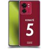 Head Case Designs Officieel Gelicentieerd Liverpool Football Club Ibrahima Konaté 2022/23 Home Kit Voor Spelers Soft Gel Case Hoesje compatibel met Motorola Moto Edge 40