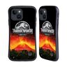 Head Case Designs Officieel Gelicentieerd Jurassic World Fallen Kingdom Vulkaanuitbarsting Logo Hybrid Behuizing compatibel met Apple iPhone 15