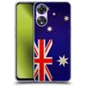 Head Case Designs Australische Australische Vintage Vlaggen Soft Gel Case Hoesje compatibel met Oppo A78 4G