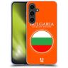 Head Case Designs Bulgaria Bulgarian Balgariya Vlag Patches Soft Gel Case Hoesje compatibel met Samsung Galaxy S24+ 5G