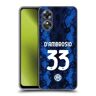 Head Case Designs Officieel Gelicentieerd Inter Milan Danilo D'Ambrosio 2021/22 Players Home Kit Soft Gel Case Hoesje compatibel met Oppo A17