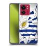 Head Case Designs Uruguay Voetbal Breaker Soft Gel Case Hoesje compatibel met Motorola Moto Edge 40