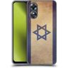 Head Case Designs Israël Israëlische Vintage Vlaggen Set 2 Soft Gel Case Hoesje compatibel met Oppo A17