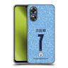 Head Case Designs Officieel Gelicentieerd Manchester City Man City FC Raheem Sterling 2020/21 Spelers Home Kit Groep 1 Soft Gel Case Hoesje compatibel met Oppo A17