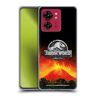 Head Case Designs Officieel Gelicentieerd Jurassic World Fallen Kingdom Vulkaanuitbarsting Logo Soft Gel Case Hoesje compatibel met Motorola Moto Edge 40
