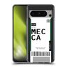 Head Case Designs Mekka, Saoedi-Arabië Bagagelabels 3 Soft Gel Case Hoesje compatibel met Google Pixel 8 Pro