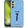 Head Case Designs Officieel Gelicentieerd Manchester City Man City FC Raheem Sterling 2020/21 Spelers Home Kit Groep 1 Soft Gel Case Hoesje compatibel met Samsung Galaxy A24 4G / Galaxy M34 5G