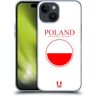 Head Case Designs Poland Polish Polski Vlaggen Patches Set 2 Soft Gel Case Hoesje compatibel met Apple iPhone 15