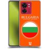 Head Case Designs Bulgaria Bulgarian Balgariya Vlag Patches Soft Gel Case Hoesje compatibel met Motorola Moto Edge 40