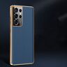 DRXVE Luxe Geniune Lederen Telefoon Case Voor Samsung Galaxy S21 S22 Plus Corium Case Voor Galaxy S21 S22 Ultra Cover, blauw, voor Galaxy S21