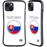 Head Case Designs Flag of Slovakia Slovakian Slovenskej Vlaggen Patches Set 2 Hybrid Behuizing compatibel met Apple iPhone 15 Plus