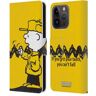 Head Case Designs Officieel Gelicentieerd Peanuts U kunt niet mislukken Charlie Brown Lederen Book Portemonnee Cover compatibel met Apple iPhone 15 Pro