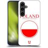 Head Case Designs Poland Polish Polski Vlaggen Patches Set 2 Soft Gel Case Hoesje compatibel met Samsung Galaxy S24+ 5G