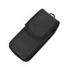 DFV mobile Case Cover Riem in Nylon met Twee Riemlussen Verticaal en Horizontaal voor ZTE A53+ (2023) Zwart