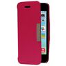 Phonix IP5CBCP eco-lederen boekhoes voor Apple iPhone 5C roze