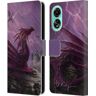 Head Case Designs Officieel Gelicentieerd Piya Wannachaiwong Onweersbui draak Draken van zee en stormen Lederen Book Portemonnee Cover compatibel met Oppo A78 4G