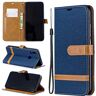 Custodia ® Denim TPU PC Flip Wallet Case met standaard functie en kaartsleuf voor Xiaommi Redmi 7 Xiaommi Redmi 7 Donkerblauw