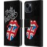 Head Case Designs Officieel Gelicentieerd The Rolling Stones Alleen rock and roll bedroefd Albums Lederen Book Portemonnee Cover compatibel met Apple iPhone 15