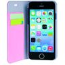 Phonix Eco lederen boekhoes voor Apple iPhone 6 roze/rood