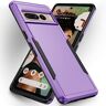 HYDEE Twee in één valbeschermingshoes for Pixel 7 Pro 7A 6A 6 8 Pro Pixel7 Pixel8 Pixel7a Pixel 7A Matte Covers Capa (Color : Purple, Size : For Pixel 7 Pro)