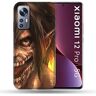 Cokitec Beschermhoes voor Xiaomi 12 Pro Manga Attack Titans Eren Titan